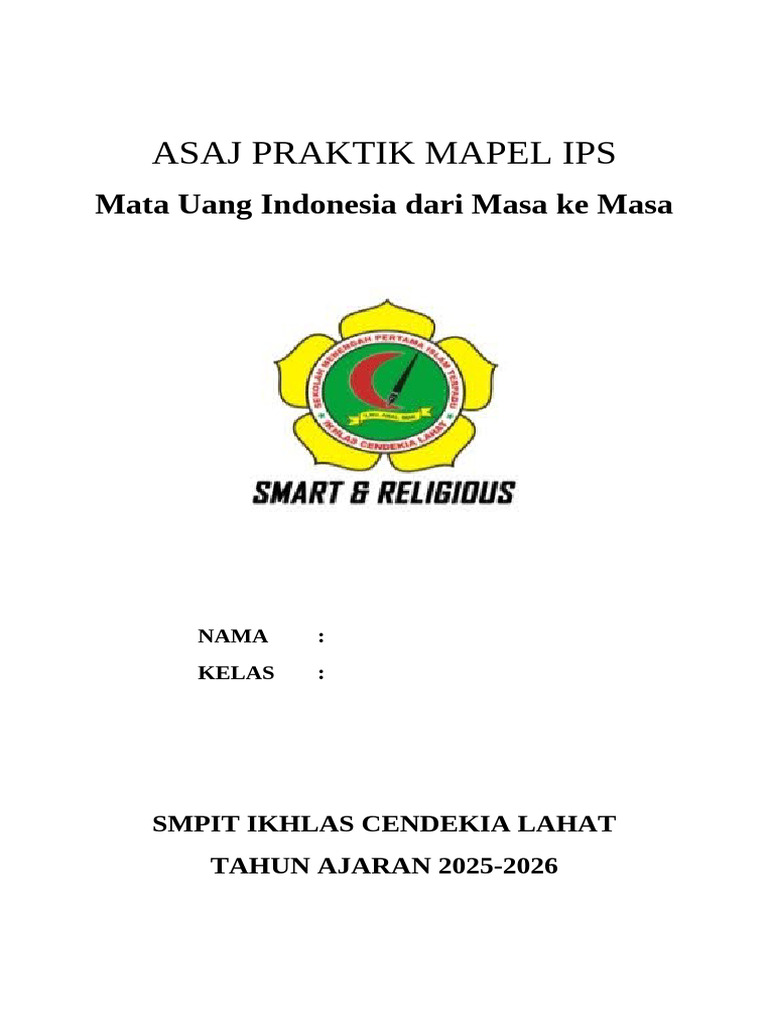 Cover Asaj Praktik Mapel Ips | PDF