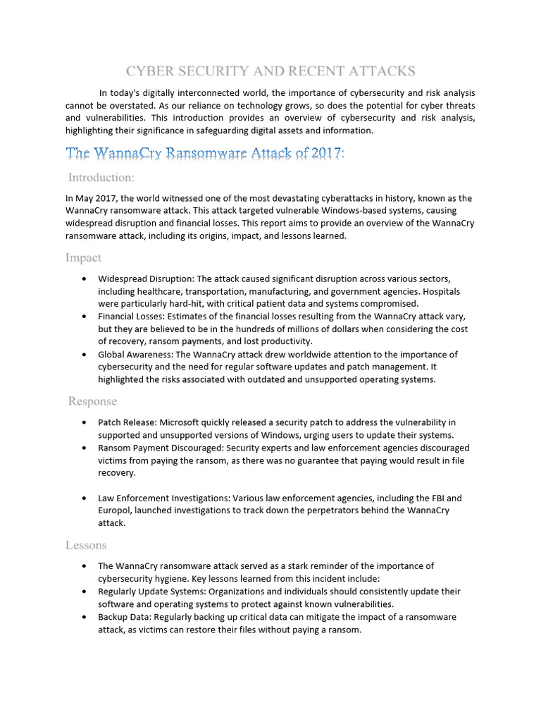 Cybersecurity and Risk Analysis | PDF | Security | Computer Security