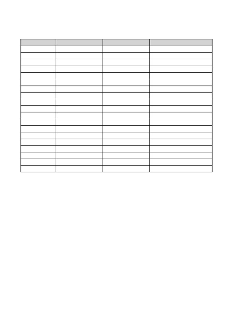 Chair Contents Tree Table | PDF