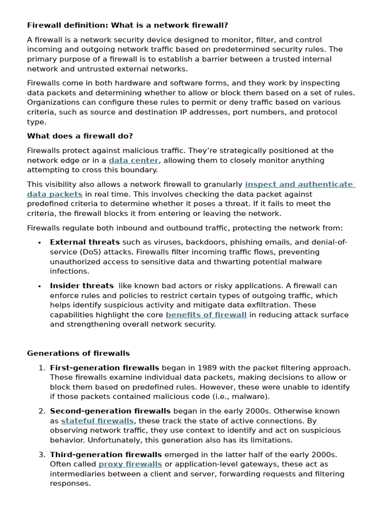 Network Security Unit 5 | PDF | Transport Layer Security | Firewall ...
