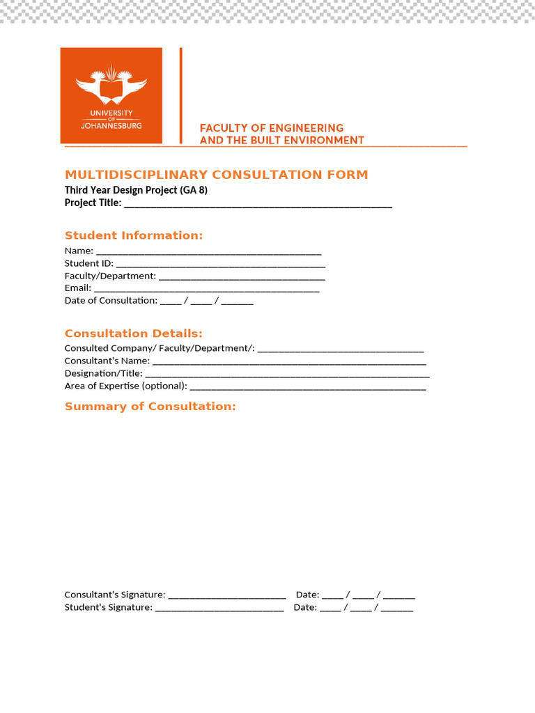 Consultation Form | PDF