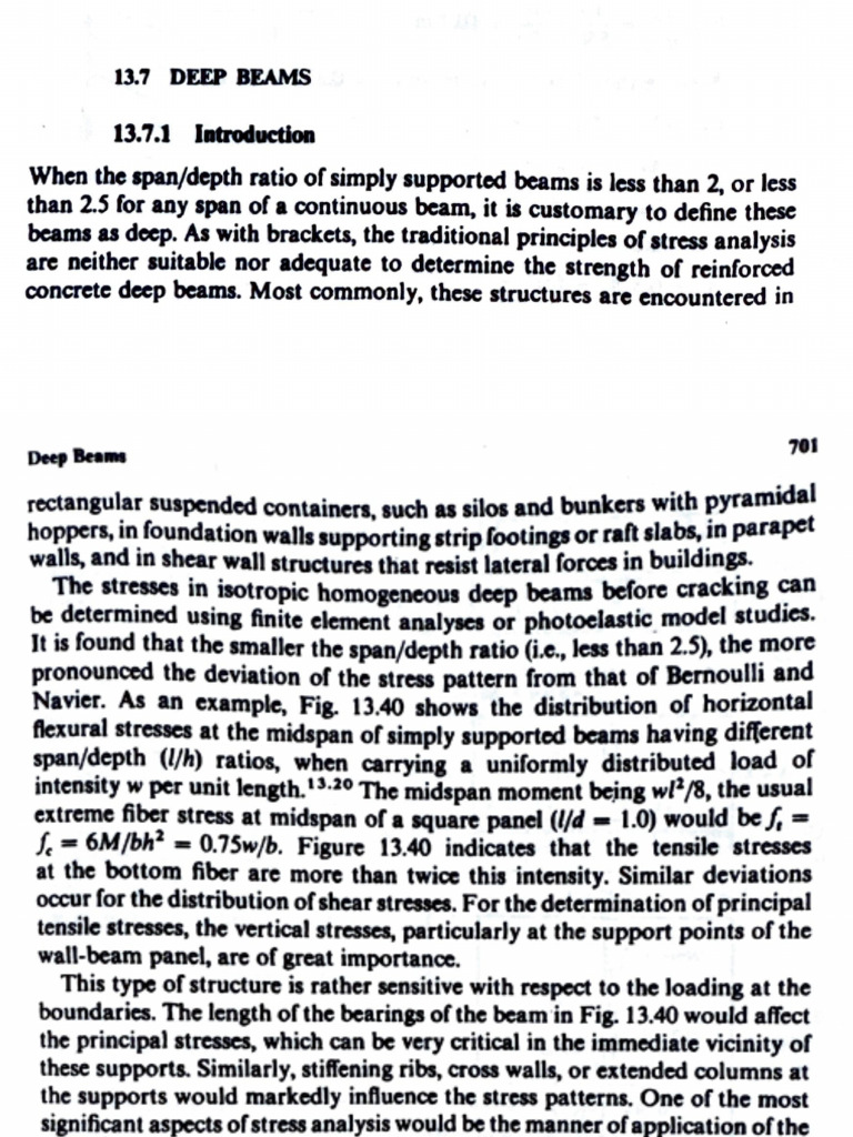 Deep beam | PDF