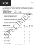 EORTC QLQ-C30 Questionnaire Form | PDF | Medical Specialties | Human ...