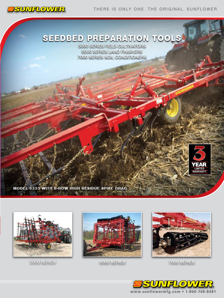 Seedbed Prep Tools Brochure | PDF | Tillage | Soil