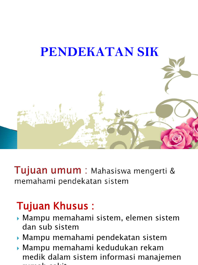11. Pendekatan Sik | PDF