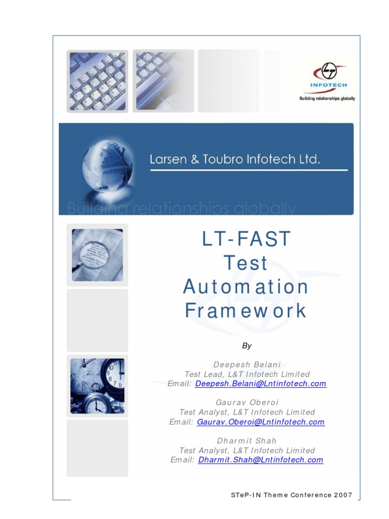 Lt-Fast Test Automation Framework Step-In 2007 | PDF | Databases ...