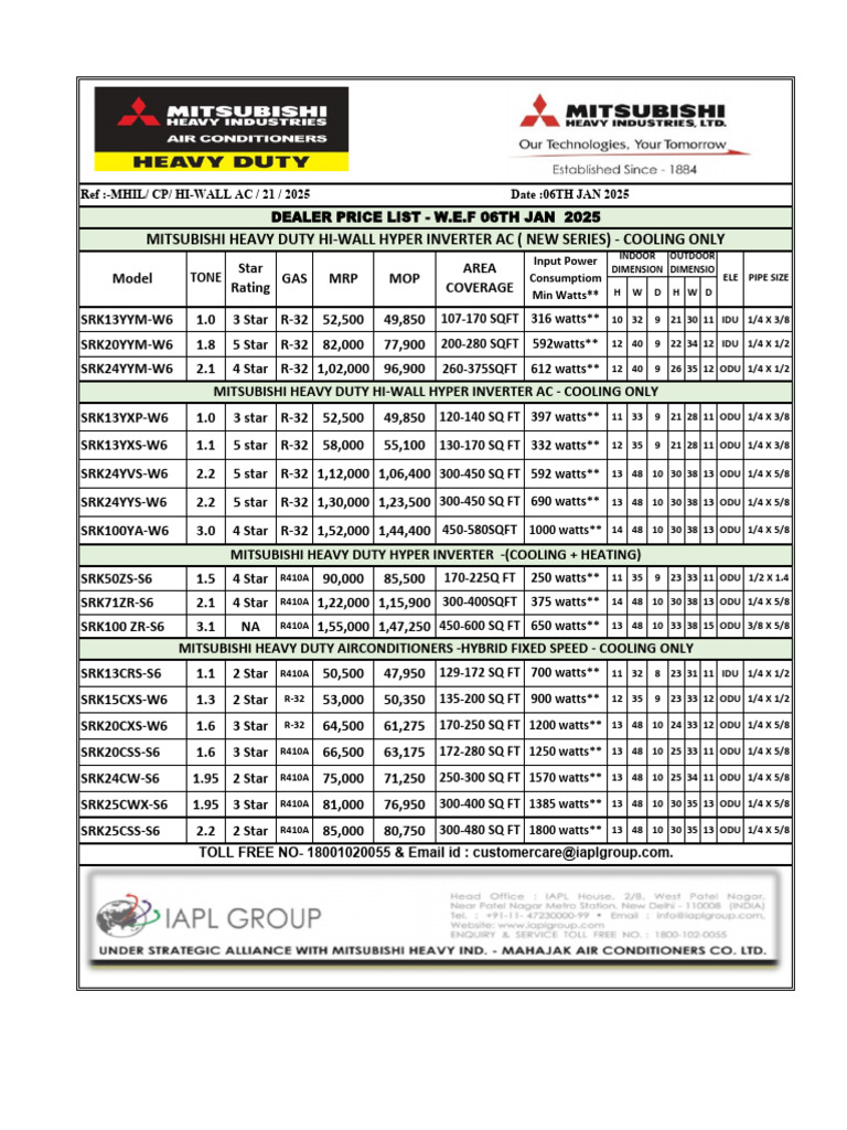 RAC Price_list | PDF | Consent | Law Of Obligations