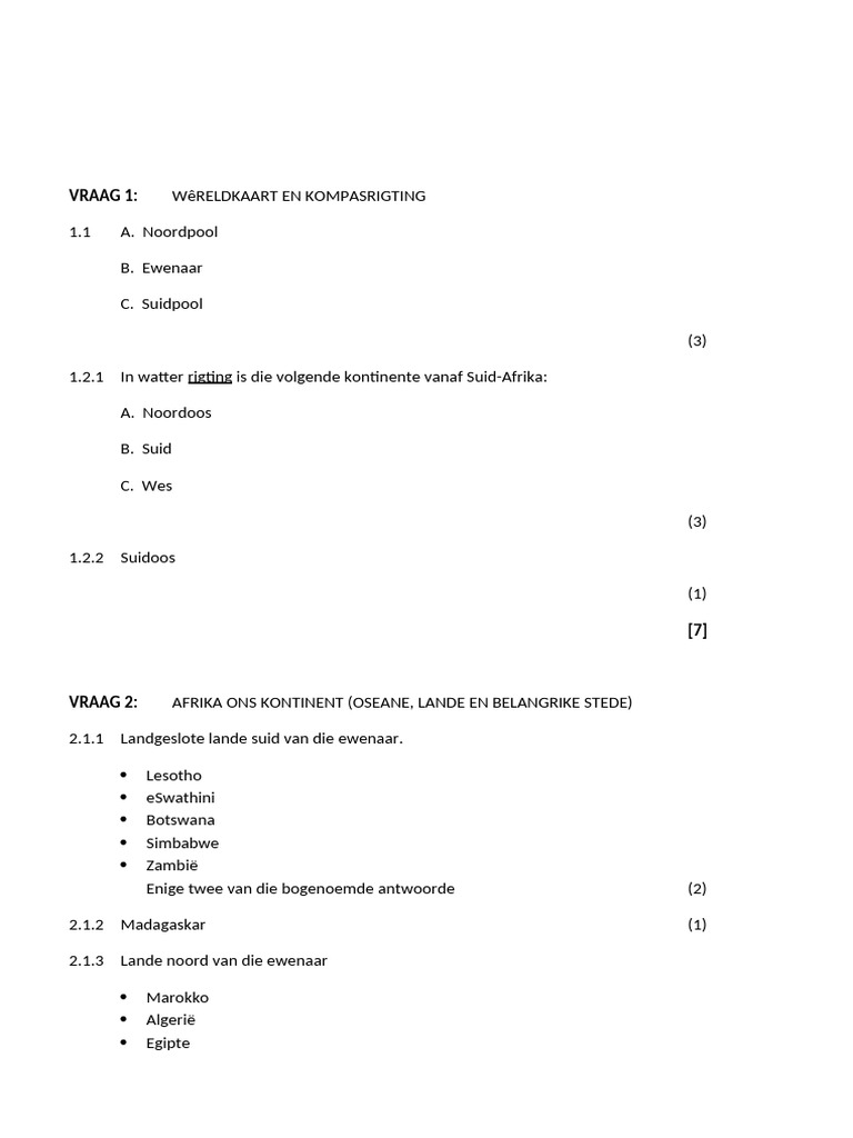 SW GR 5 K1 Memorandum Geo | PDF