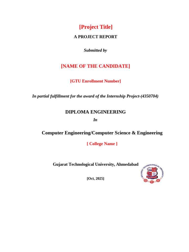 Gtu Sample Report Format (1) | PDF | Mean Squared Error | Machine Learning