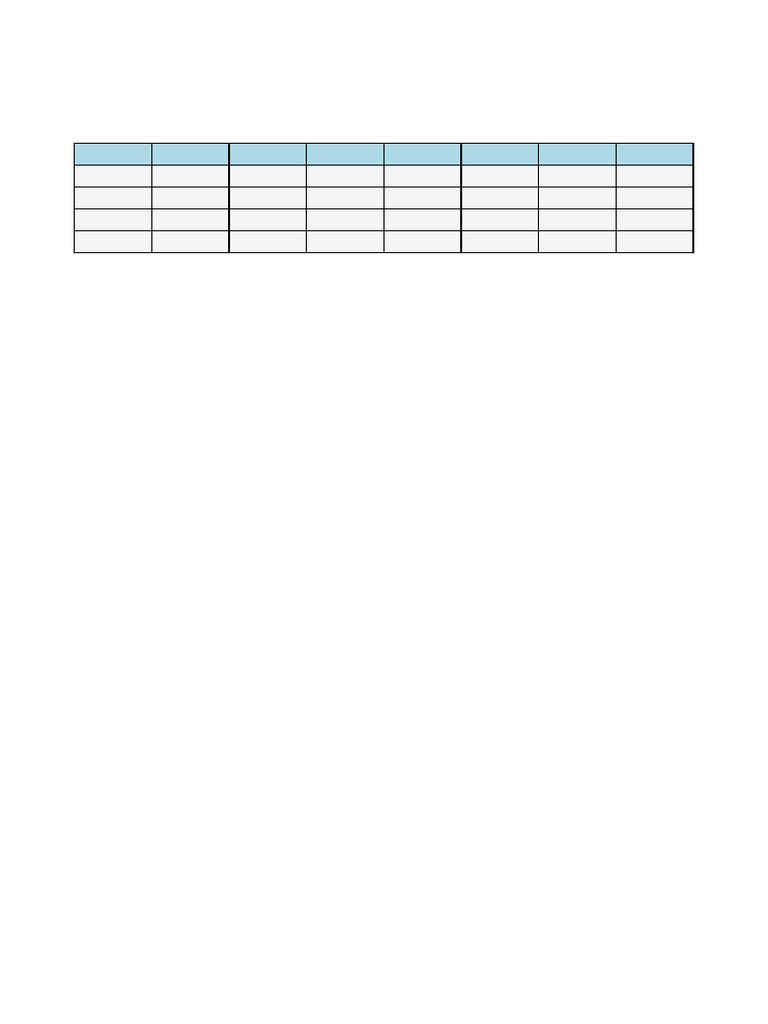 Weekly Weight Tracking Chart | PDF