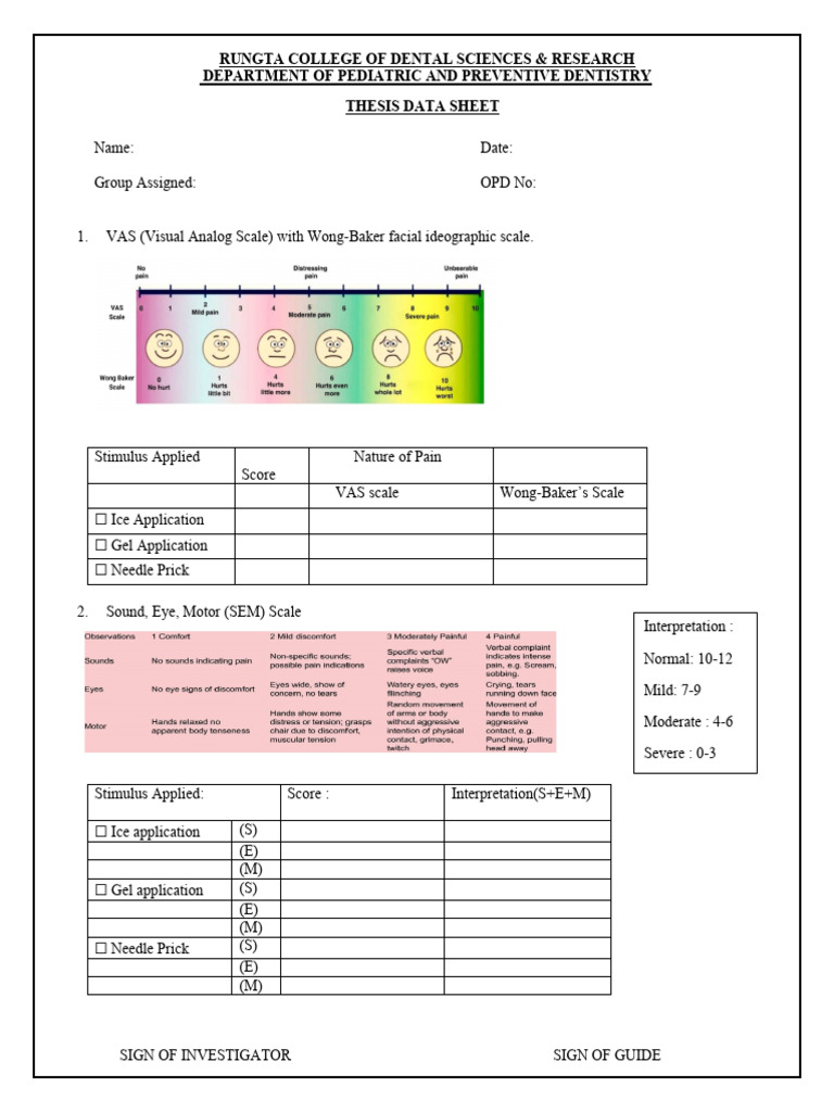 Thesis Data Sheet Formatted Final Amit Word | PDF
