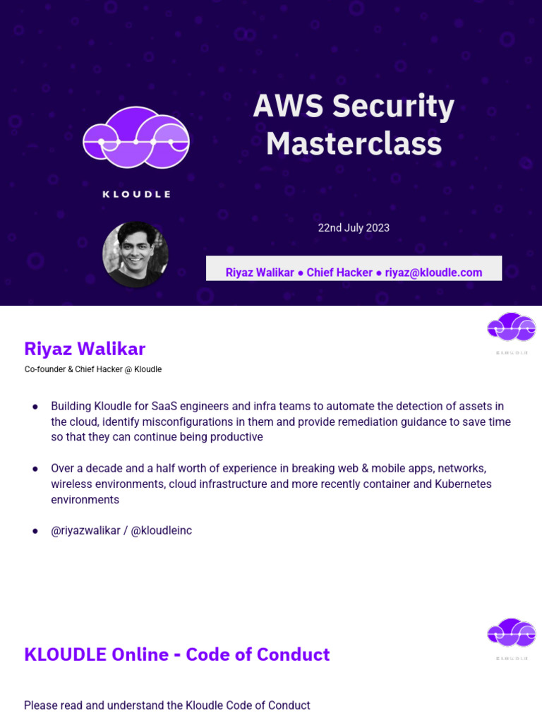 AWS Security Masterclass - (Session 9 - AWS RDS Misconfigurations ...
