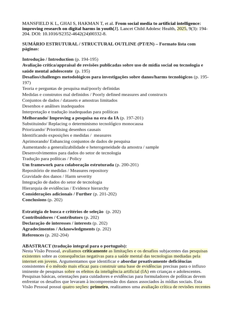 Mainsfiled Et Al 2025- From Social Media to AI(1) | PDF | Sociologia ...