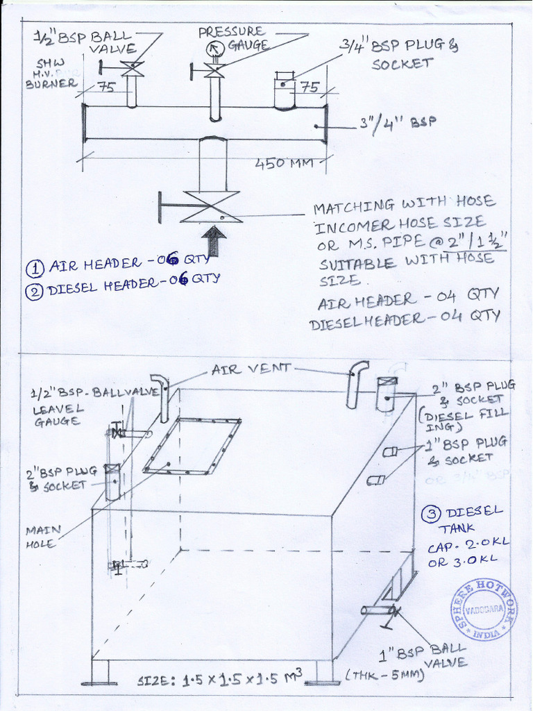 Shw Kaefer Vale Header Pipe Line Apr 26 | PDF
