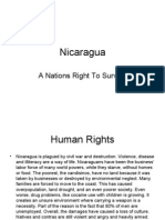 Nicaragua: A Nations Right To Survive