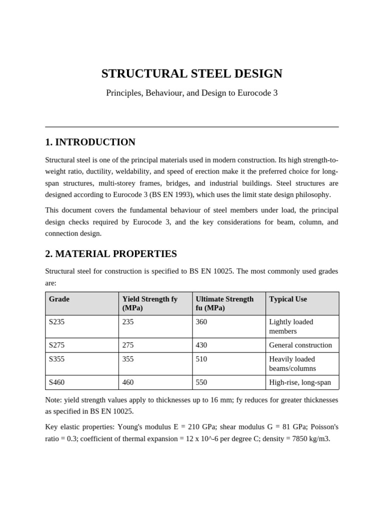 04 Structural Steel Design | PDF | Buckling | Strength Of Materials