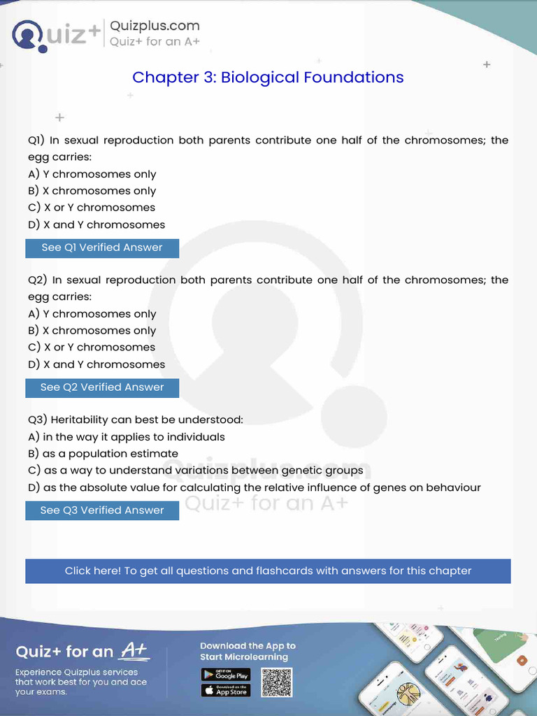 In Sexual Reproduction Both Parents Contribute One Half of the ...