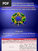 LDB Presidência da República Casa Civil