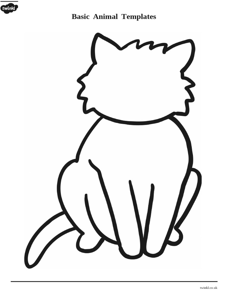 Basic Animals Template Resource Pack | PDF
