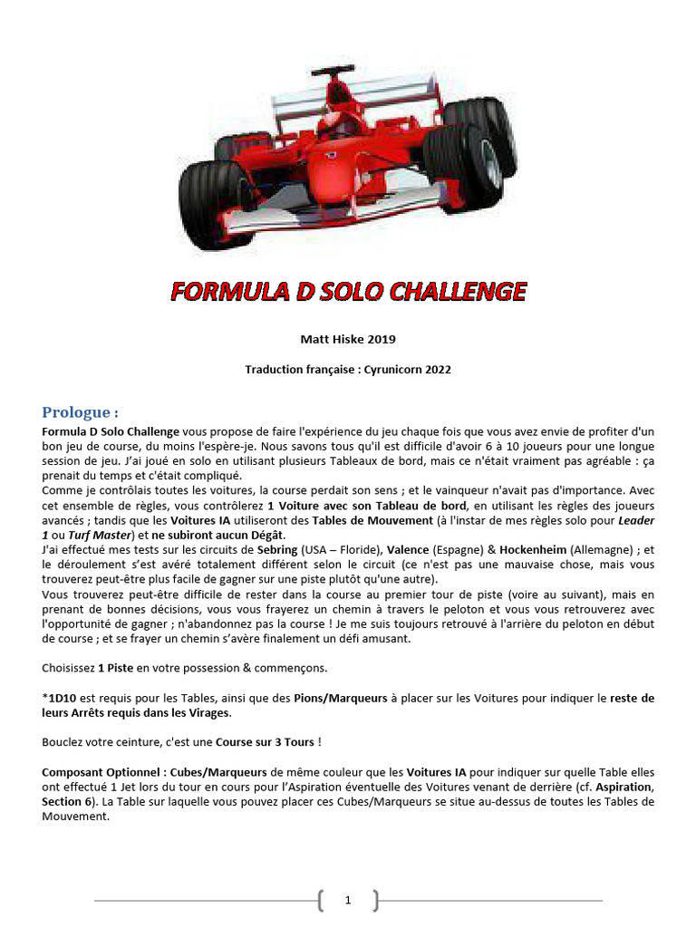 Carrera - 20068002 - Challenger - F1 Qualifying