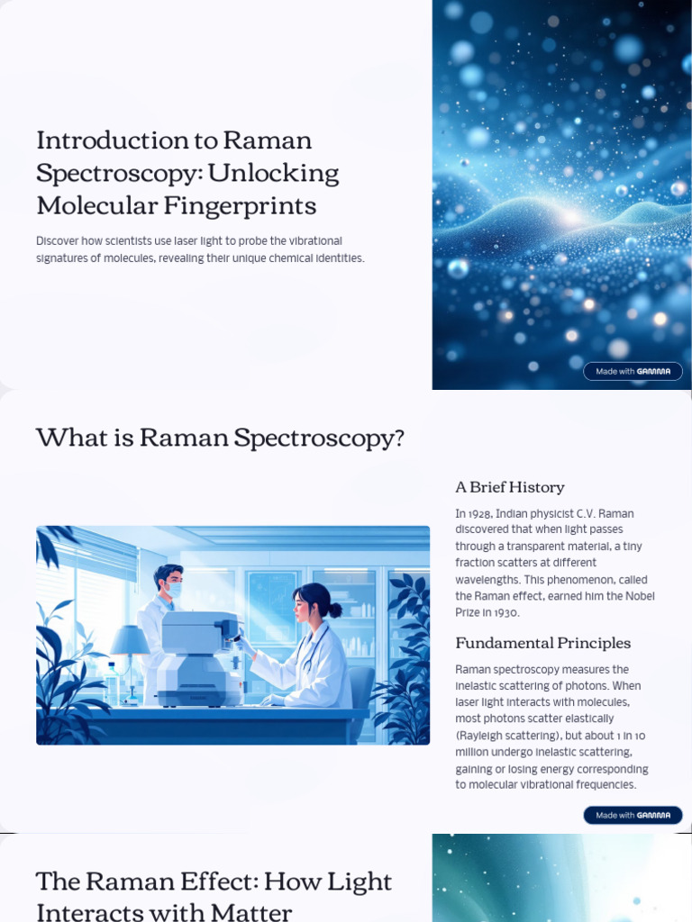 Introduction To Raman Spectroscopy Unlocking Molecular Fingerprints ...