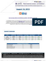 ValuEngine Weekly Newsletter August 10, 2012