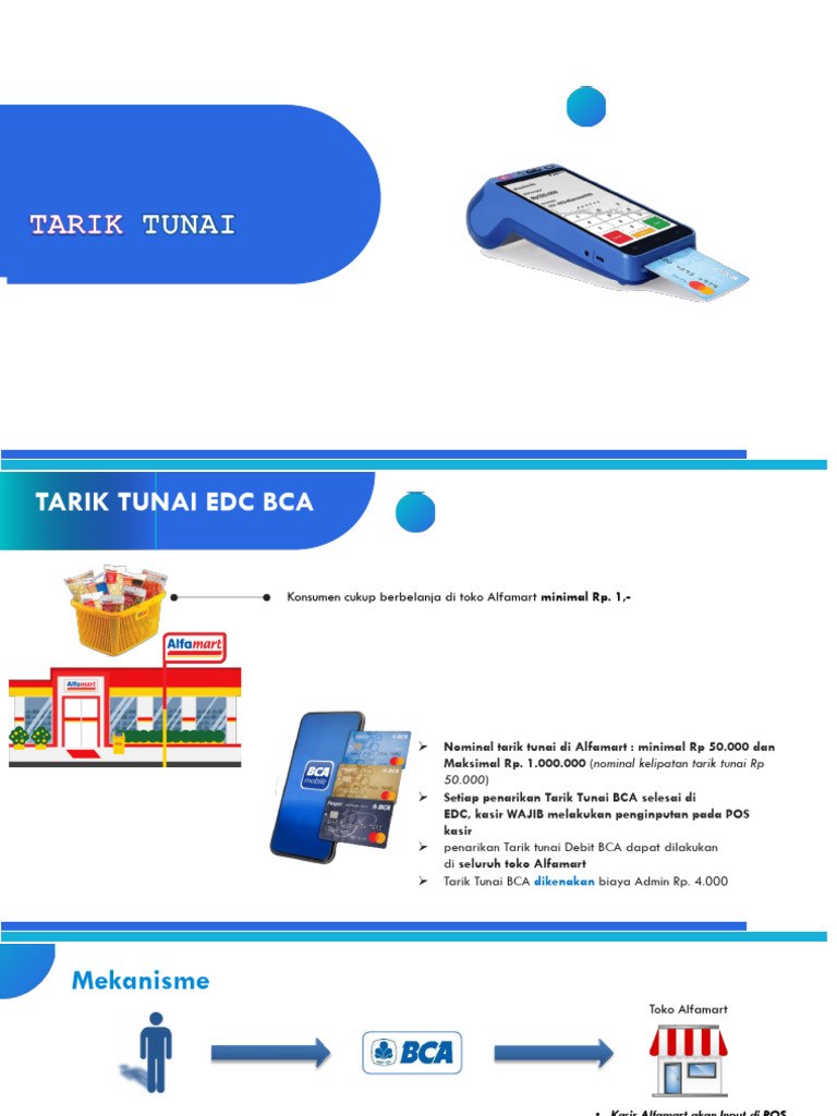 Panduan Tarik Tunai BCA | PDF