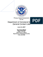 Privacy Pia Dhs Lists 20111215 DHS Privacy Documents for Department-wide Programs 08-2012