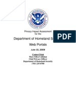 Privacy Pia Dhs Portals DHS Privacy Documents for Department-wide Programs 08-2012