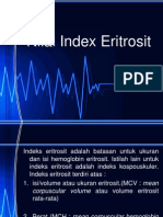 Nilai Index Eritrosit