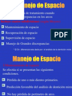 Manejo de Espacio