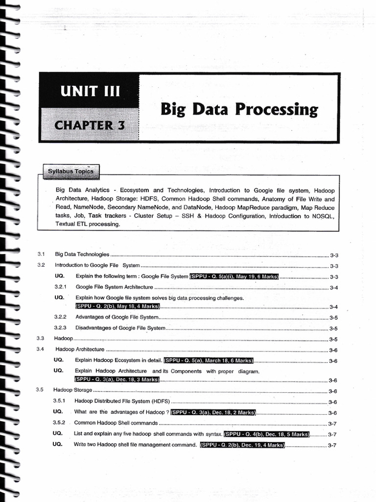 DSBDA Unit 3-6 | PDF | Apache Hadoop | Computer Data