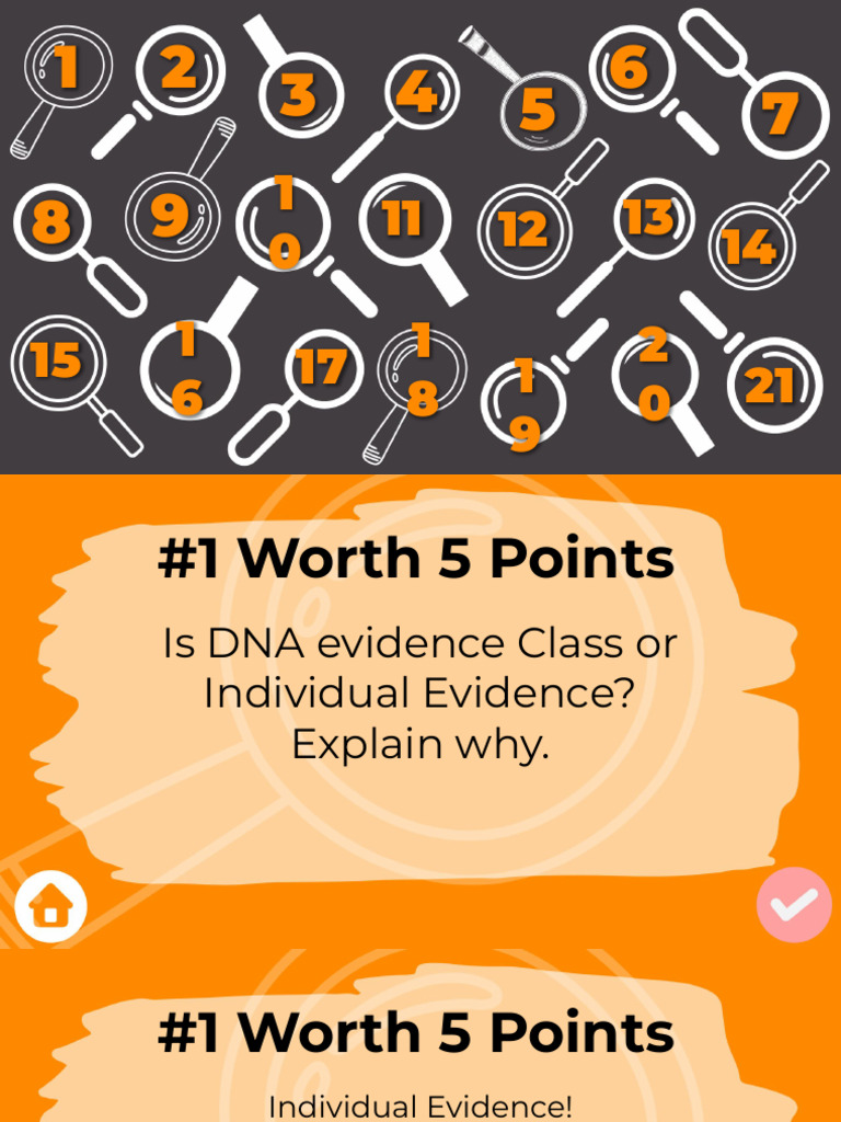 DNA Evidence Review Game | PDF | Gel Electrophoresis | Dna Profiling