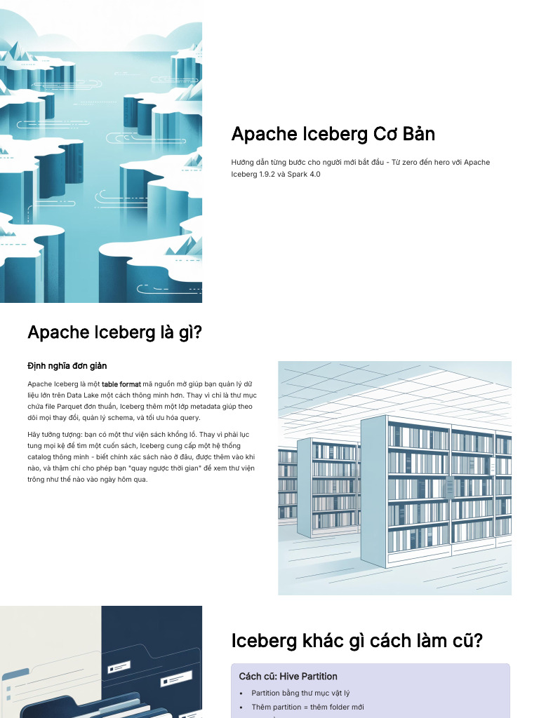 Apache Iceberg Co Ban | PDF