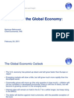 Outlook For The Global Economy:: Nariman Behravesh Chief Economist, IHS