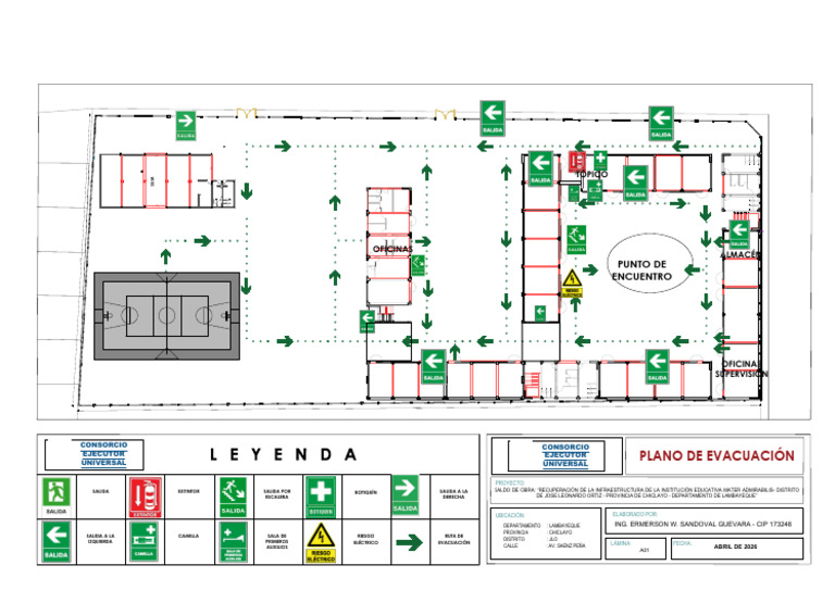 Plano de Evacuación Marzo 1 29790 a279ccb0-Model (1) | PDF