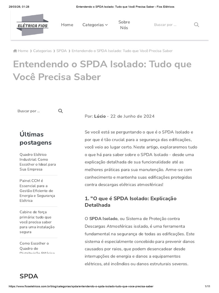 Entendendo o SPDA Isolado_ Tudo que Você Precisa Saber - Fios Elétricos ...