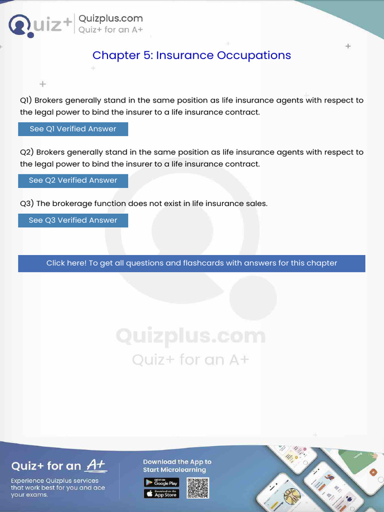 Brokers Generally Stand in the Same Position as Life Insurance Agents ...