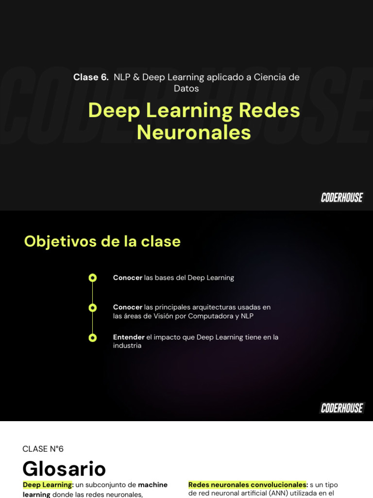 Clase 6 - Deep Learning Redes Neuronales | PDF | Aprendizaje profundo ...