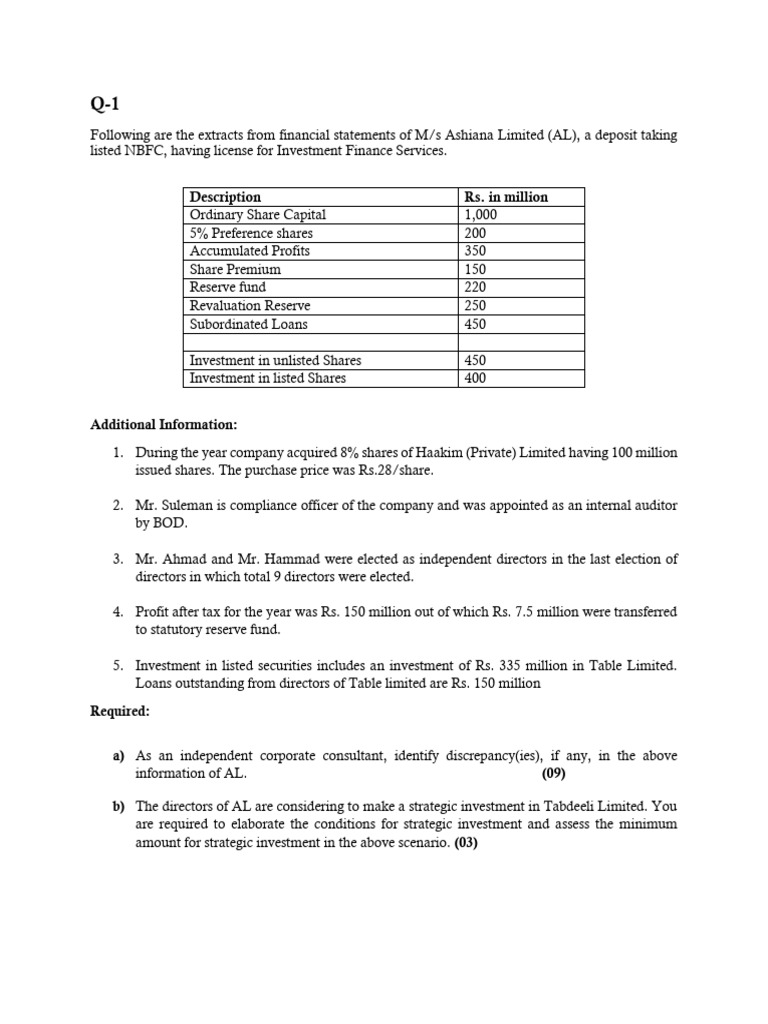 NBFC Questions + Solutions | PDF | Non Bank Financial Institution | Banks