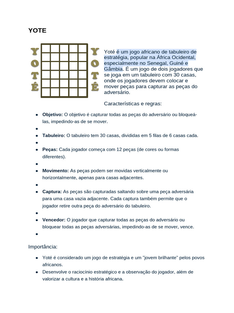 Yote | PDF