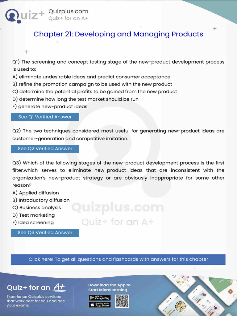 The Screening and Concept Testing Stage of the Newproduct Development ...