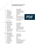 Daftar Nama Anggota DPRD Kota Sukabumi Berdasarkan Daerah Pemelihan