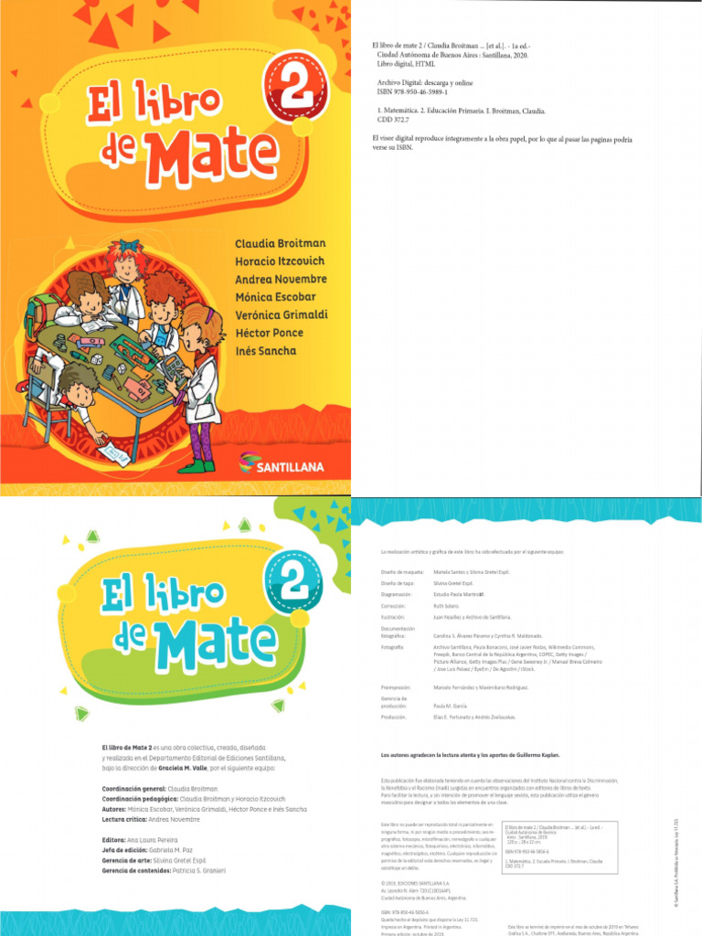 El Libro de Mate 2 Santillana | PDF