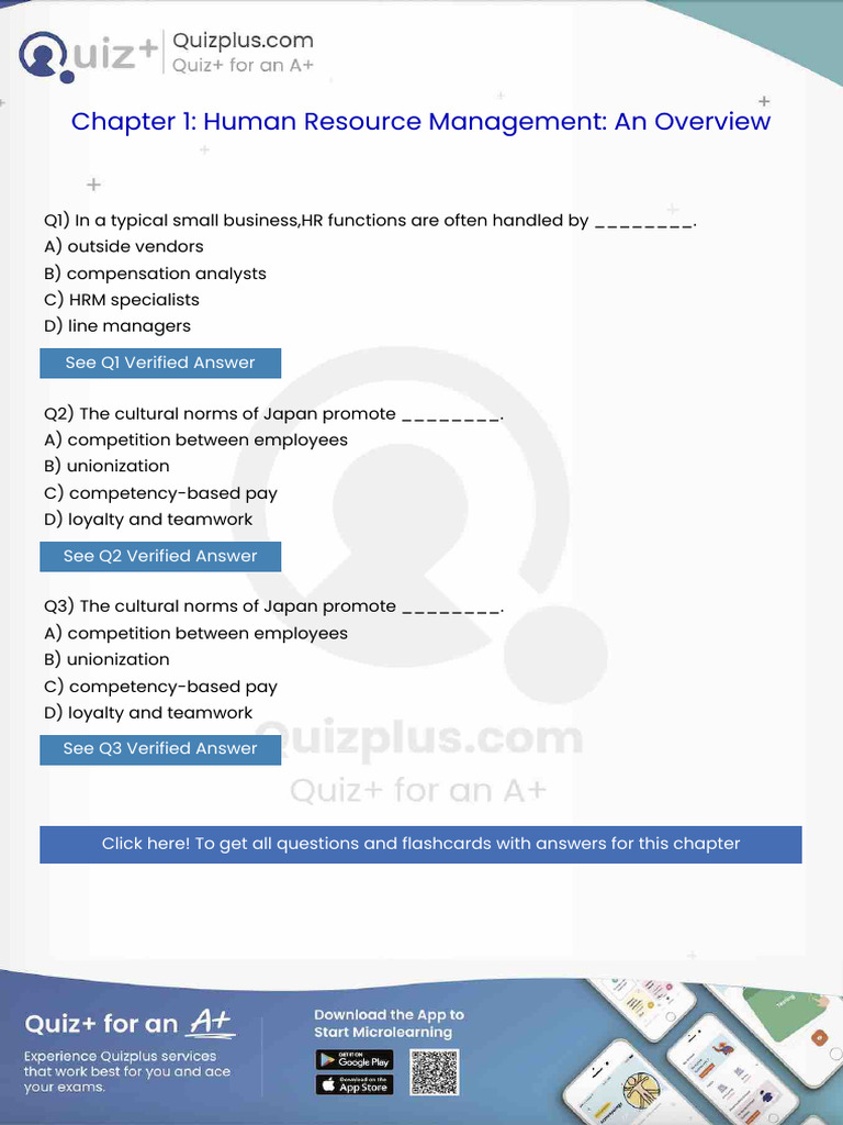 In a Typical Small Businesshr Functions Are Often Handled By | PDF ...