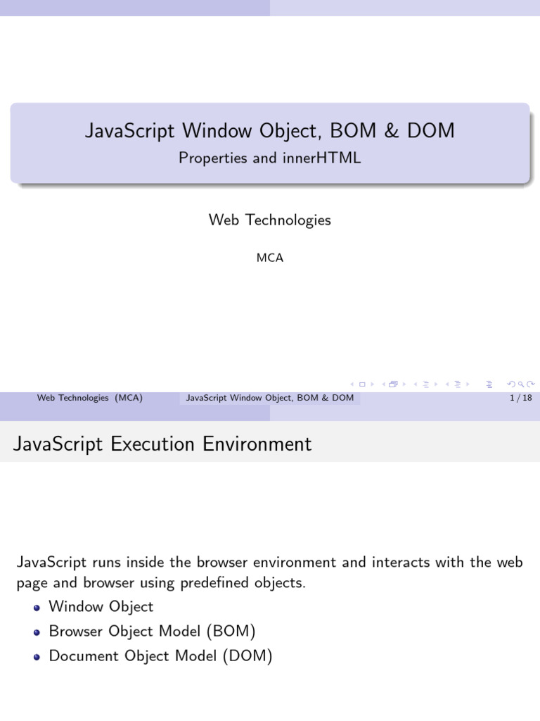 class_2 | PDF | Document Object Model | Internet