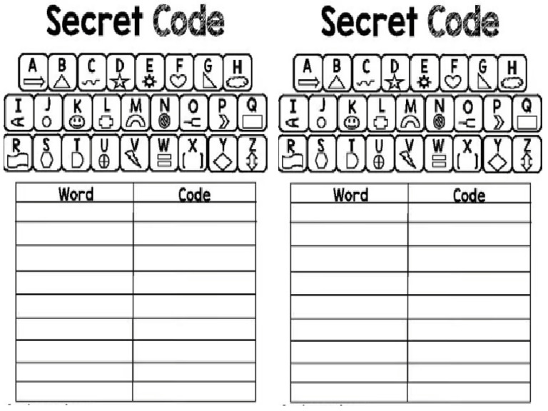 Spelling Secret Code | PDF