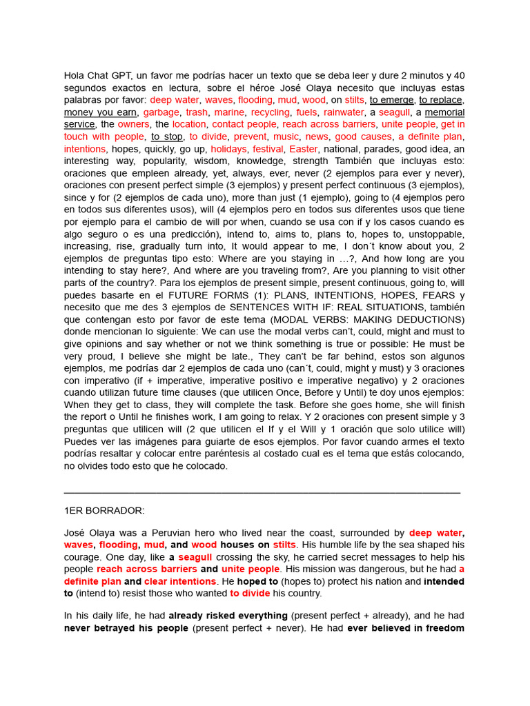 PROJECT INTERMEDIATE | PDF | Courage