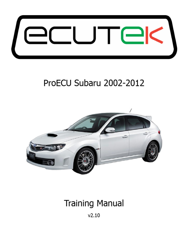 Subaru - Tuning | PDF | Throttle | Turbocharger