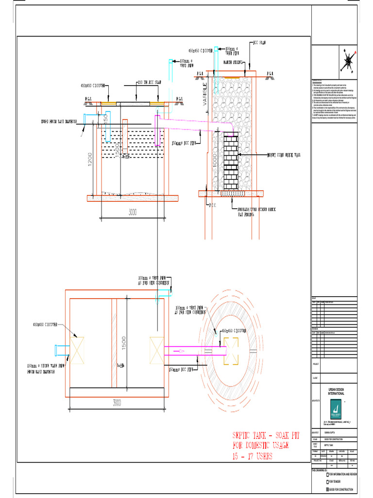 Septic Tank-layout | PDF